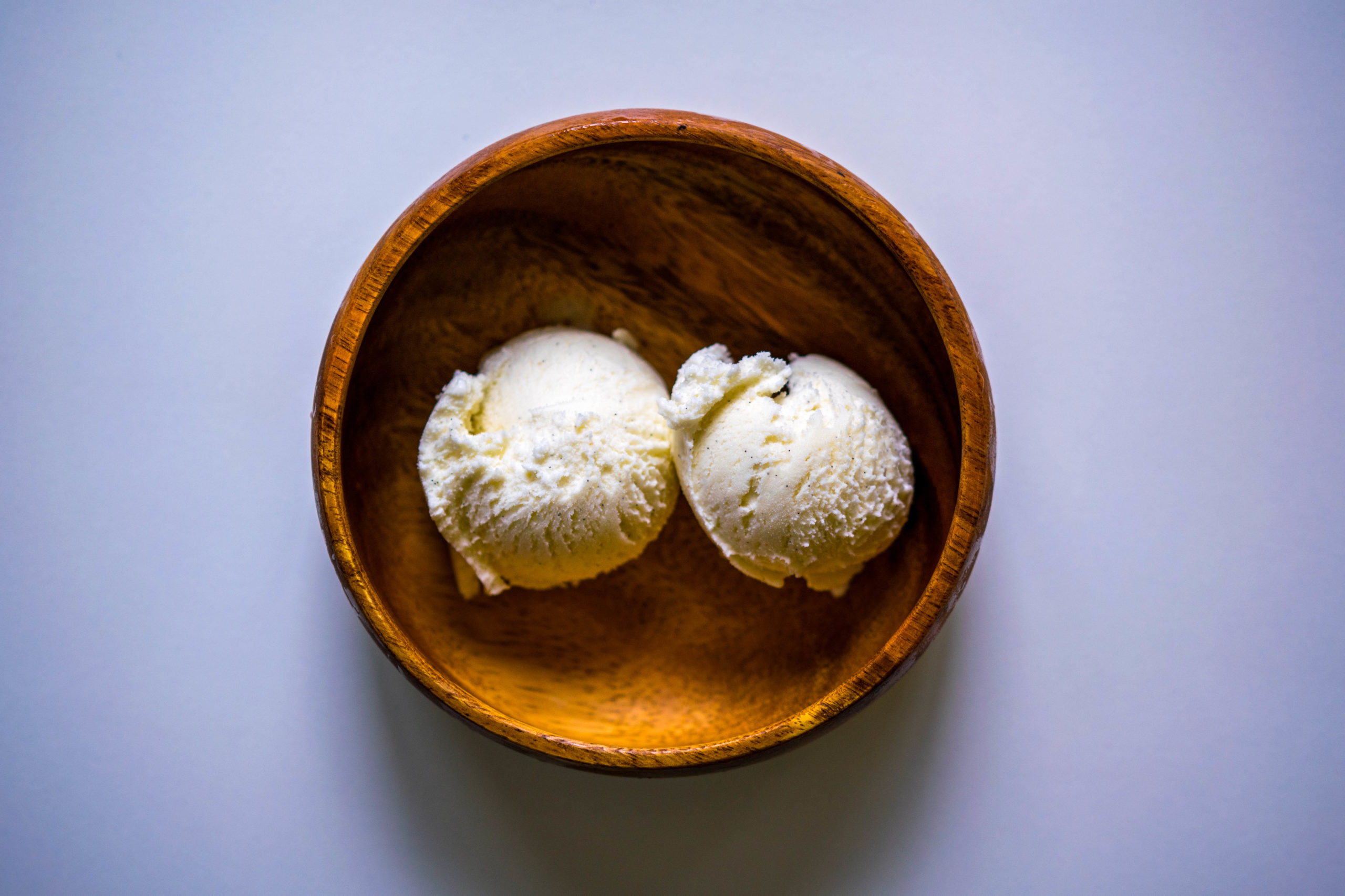 helado casero mascarpone y vainilla