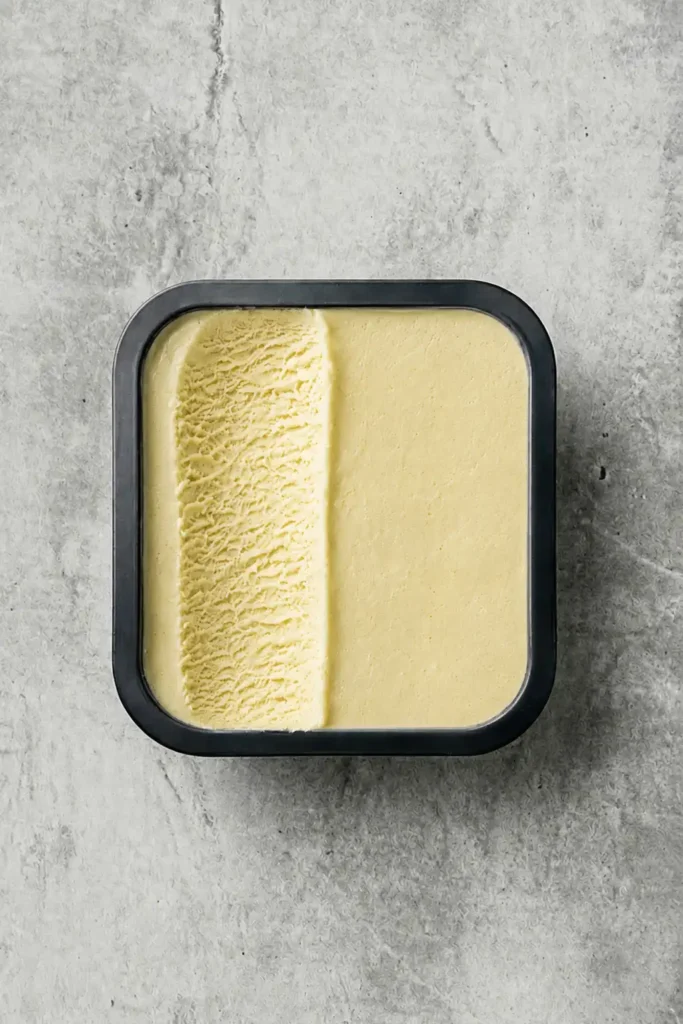 Helado de castañas asadas