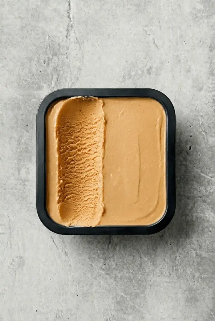 Helado de dulce de leche y cerveza