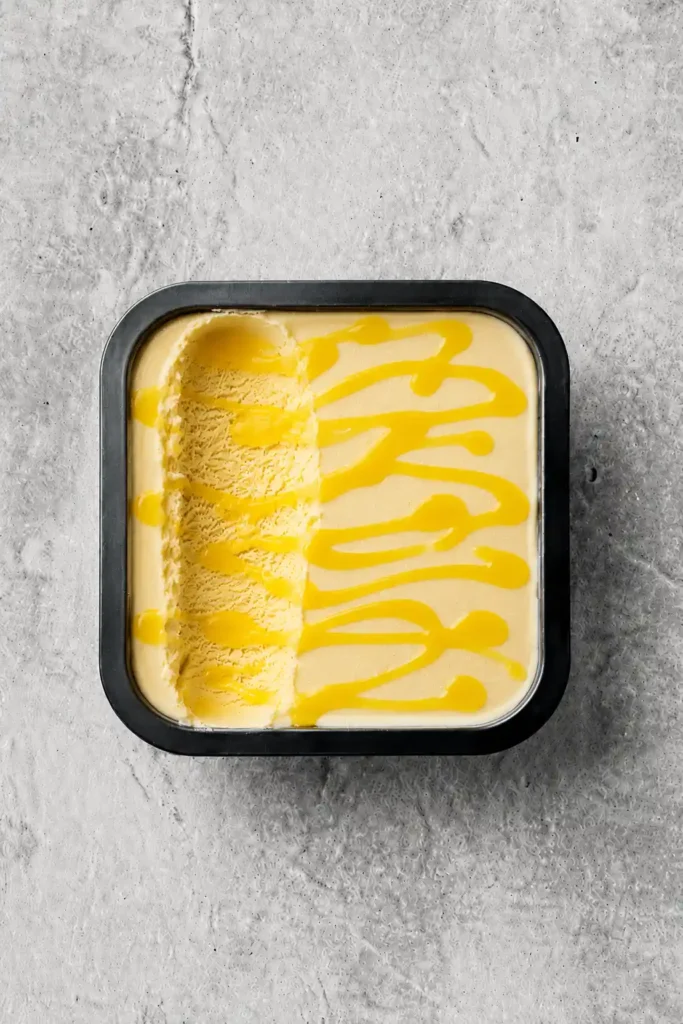 Helado de naranja
