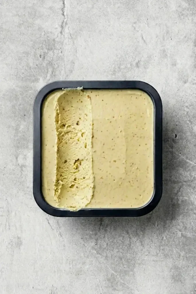Helado de pistacho