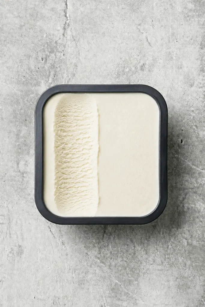 Helado de rulo de cabra