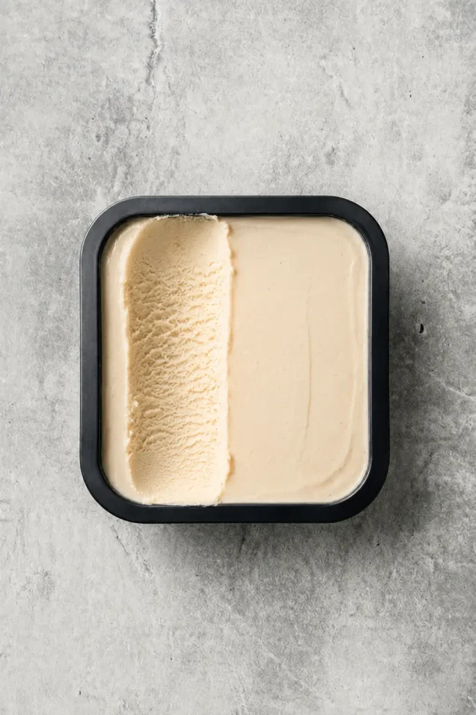 Helado de sobao pasiego