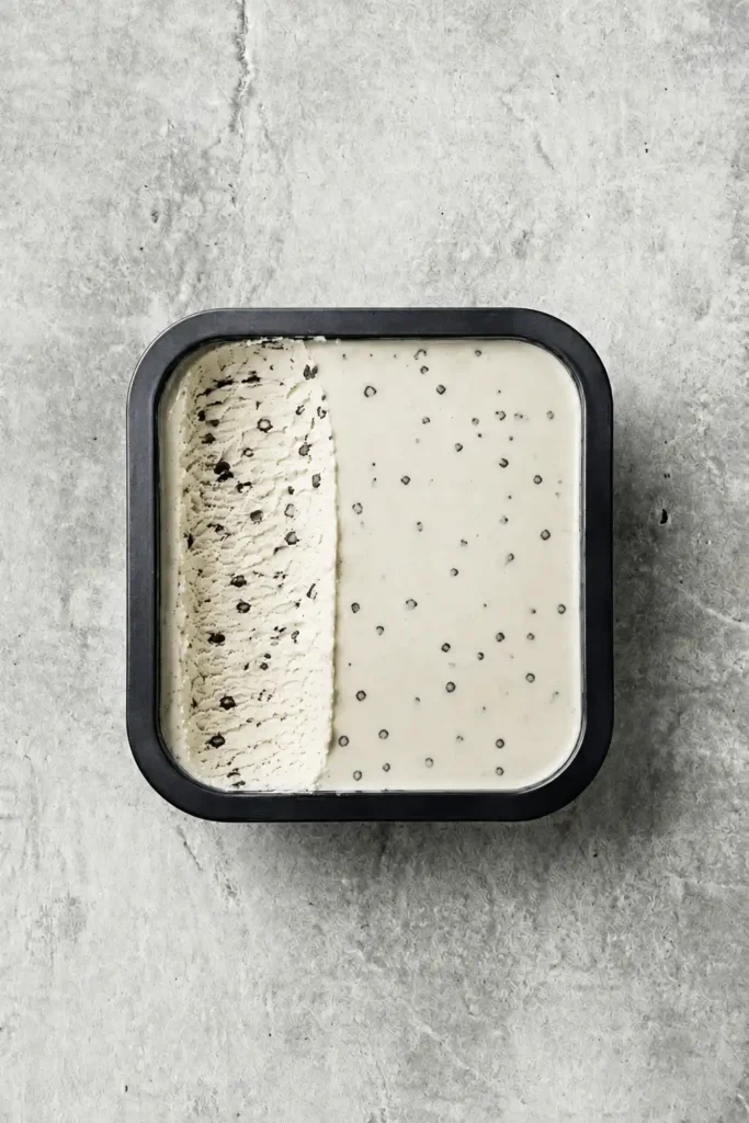 Helado de stracciatella