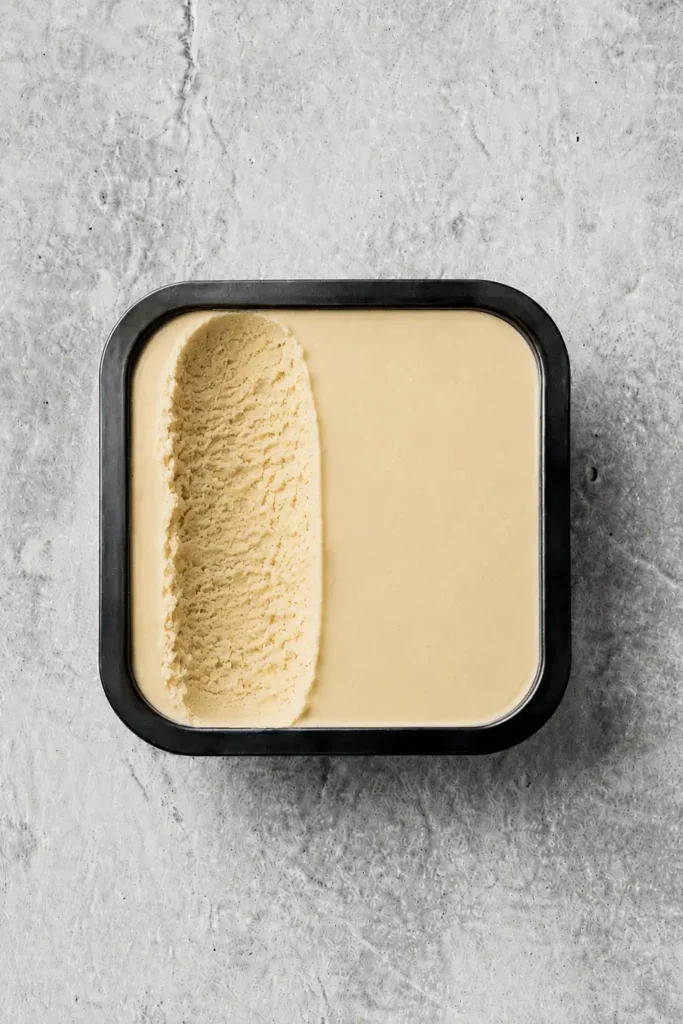 Sorbete de manzana asada con canela