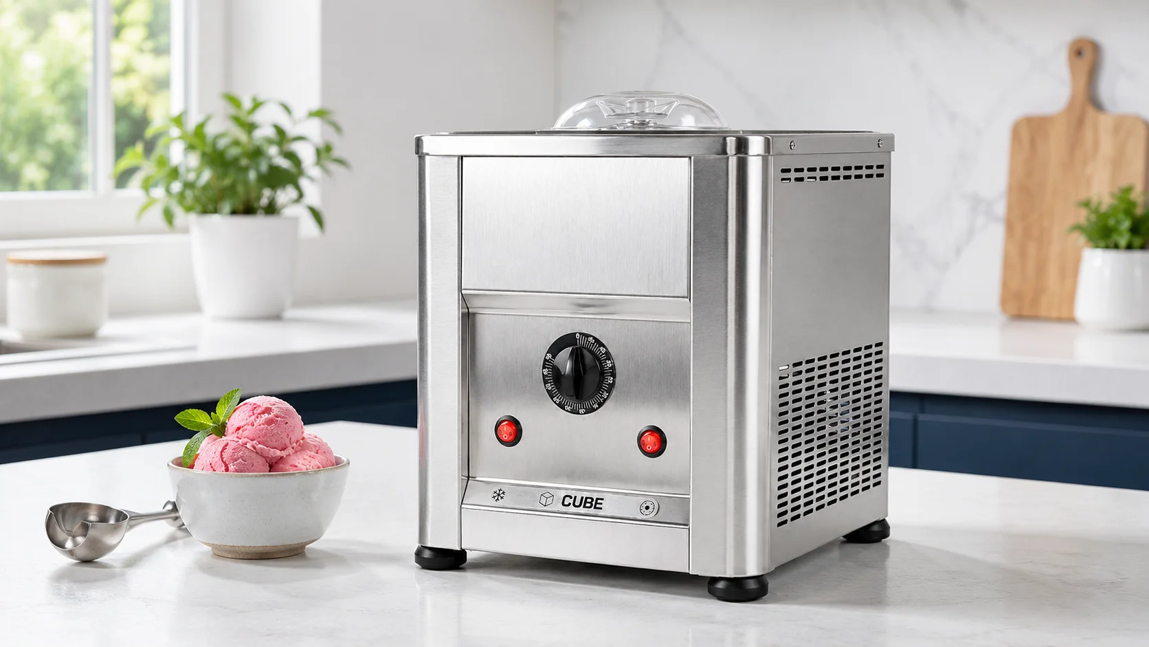 Heladera Cube 750 cabecera horizontal