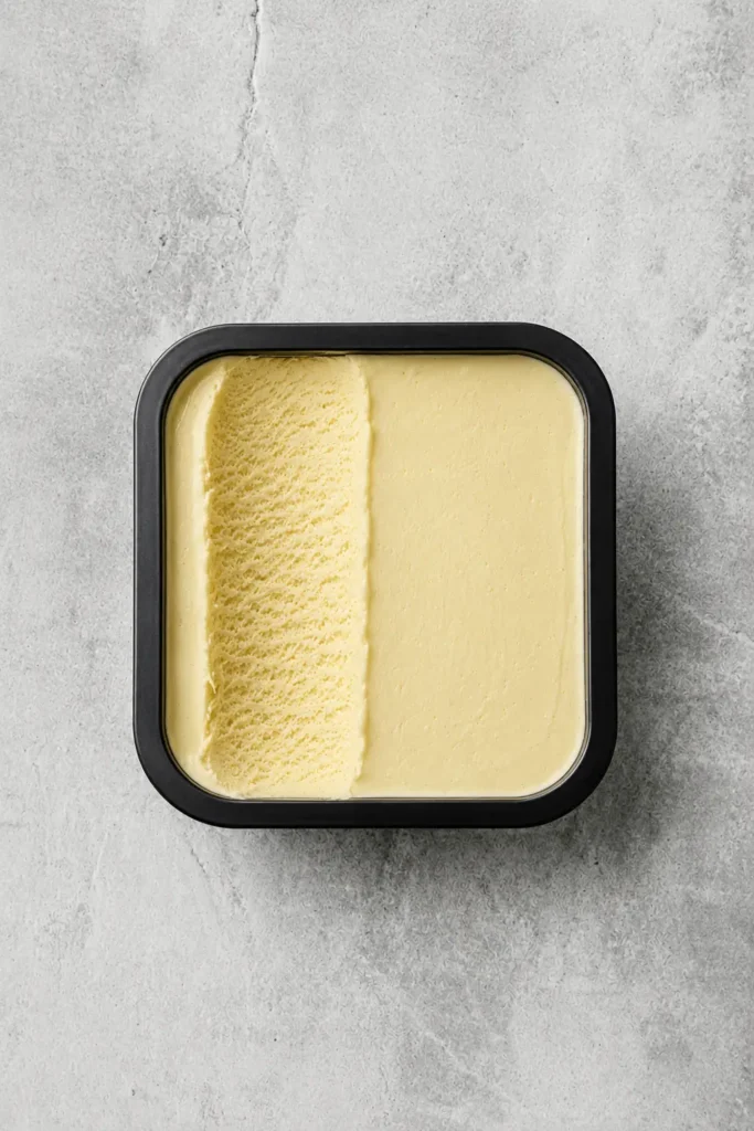 Helado de plátano