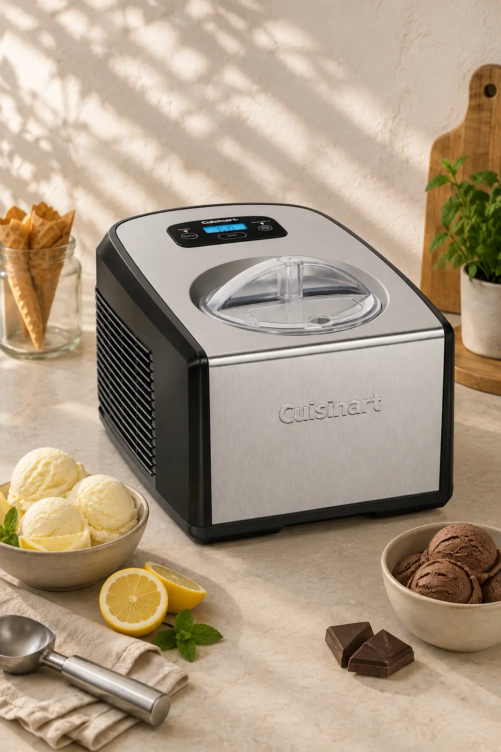 Cuisinart ICE-100 cabecera vertical