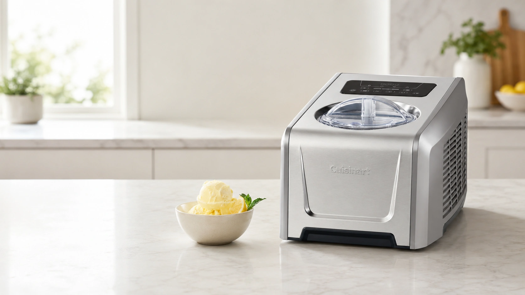 Heladera Cuisinart FreezeEase Pro cabecera horizontal
