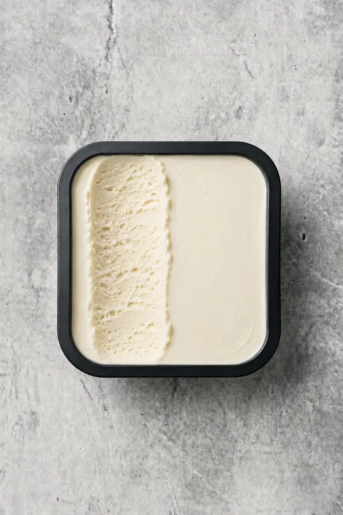 Glace au massepain