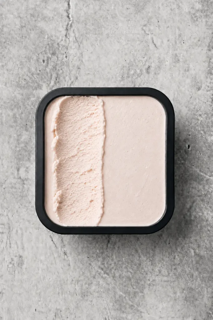 Helado de Pantera Rosa, vista cenital