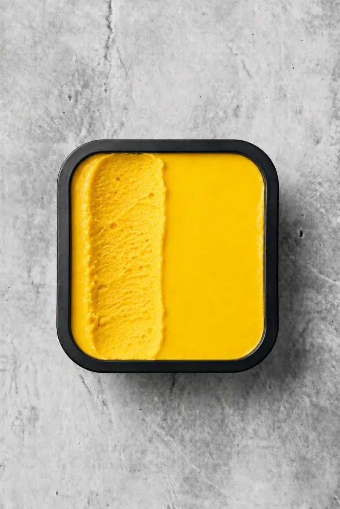 Sorbet mangue-fruit de la passion