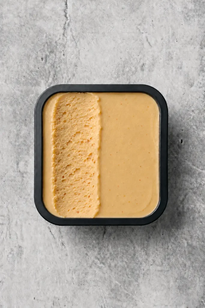 Sorbet à la pêche