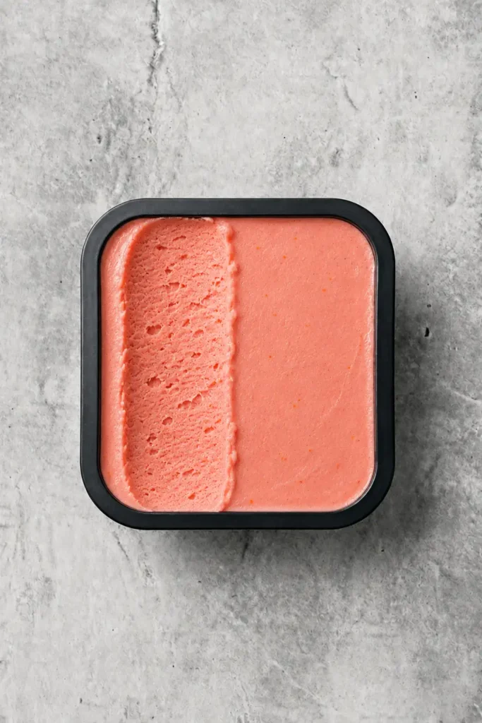Tomato sorbet